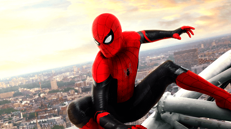 Spider-Man Far From Home poster.