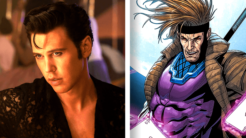 Gambit from Marvel Comics and Austin Butler