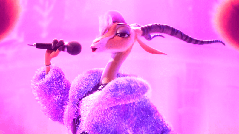 Gazelle in Zootopia, Voiced by Shakira