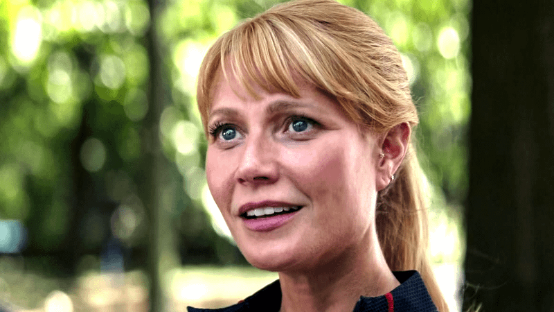Gwenyth Paltrow as Pepper Potts in Avengers Infinity War.