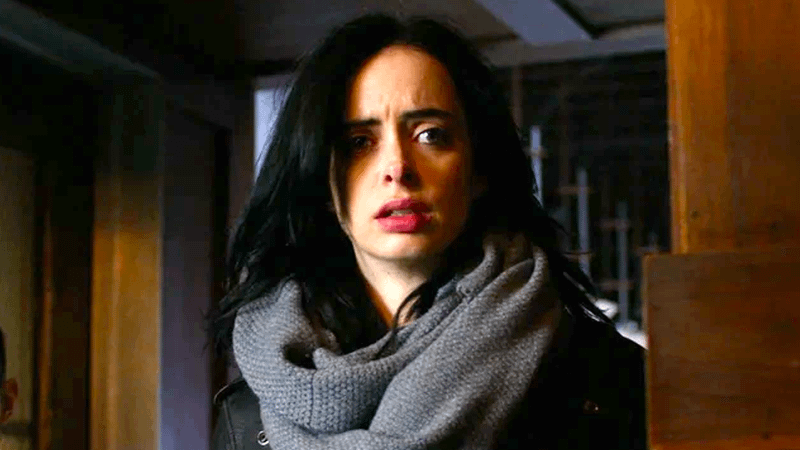 Krysten Ritter as Jessica Jones in Jessica Jones show