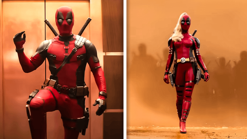 Deadpool and Lady Deadpool from the MCU