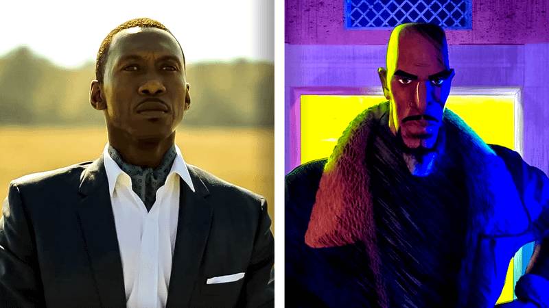Mahershala Ali in Green Book, Aaron Davis in Spider-Man: Across the Spider-Verse