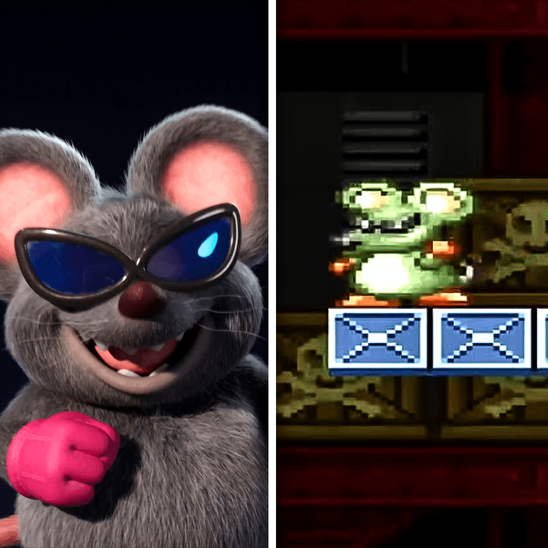 Mouser in Super Mario Galaxy Movie and in Mario games.