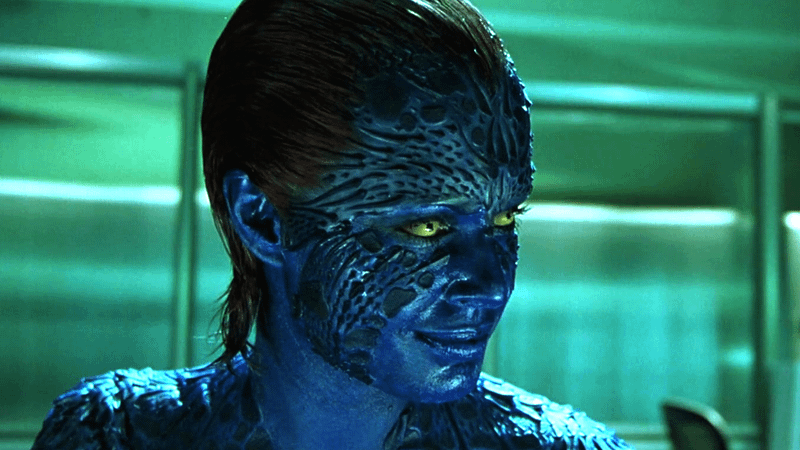 Rebecca Romijn as the shapeshifting mutant Mystique.