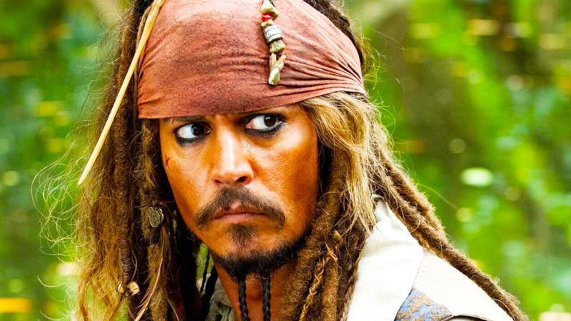 Johnny Depp in Pirates of the Caribbean