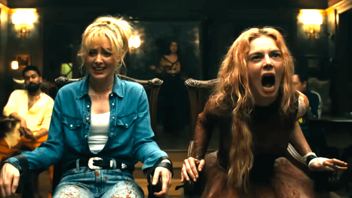 Kathryn Newton and Samara Weaving in Ready or Not 2