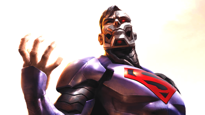 A cyborg Superman in Reign of the Supermen
