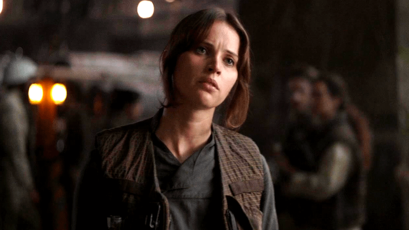 Felicity Jones as Jyn Erso in Rogue One.