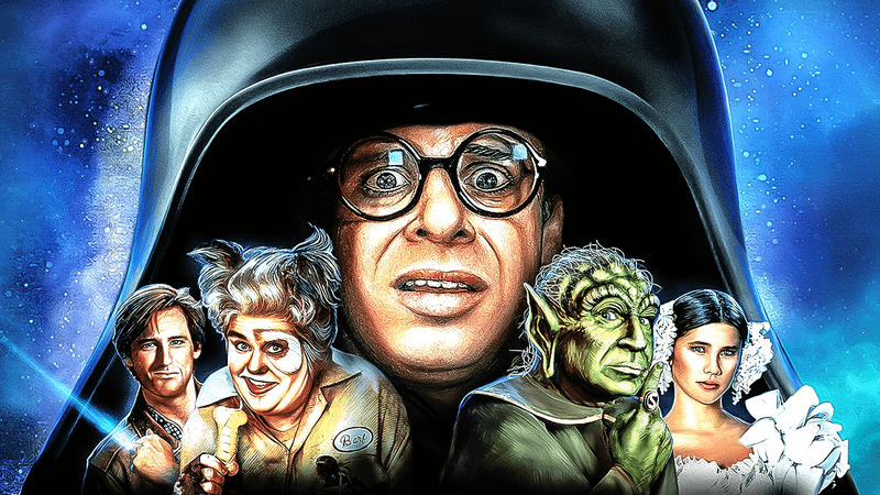Spaceballs movie poster 1987.