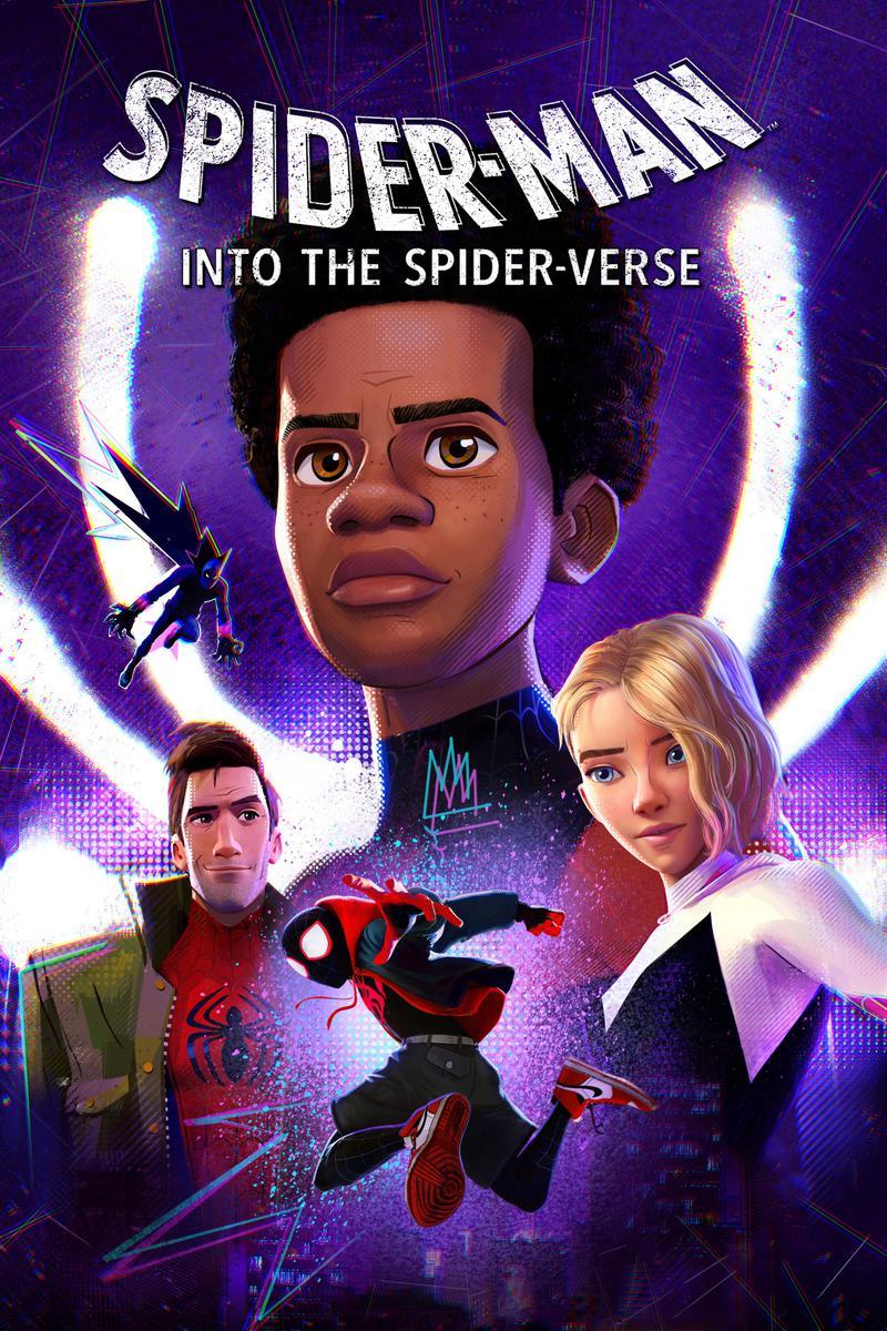 Spider-Man Into the Spider-Verse movie digital poster artwork.