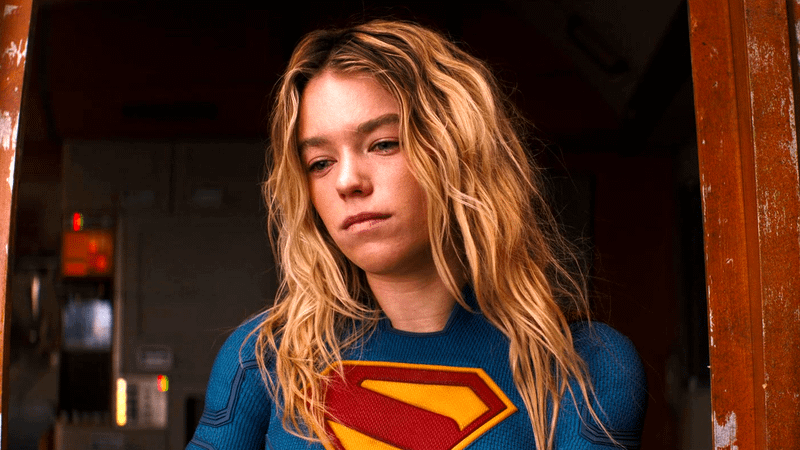 Milly Alcock as Supergirl in Supergirl.