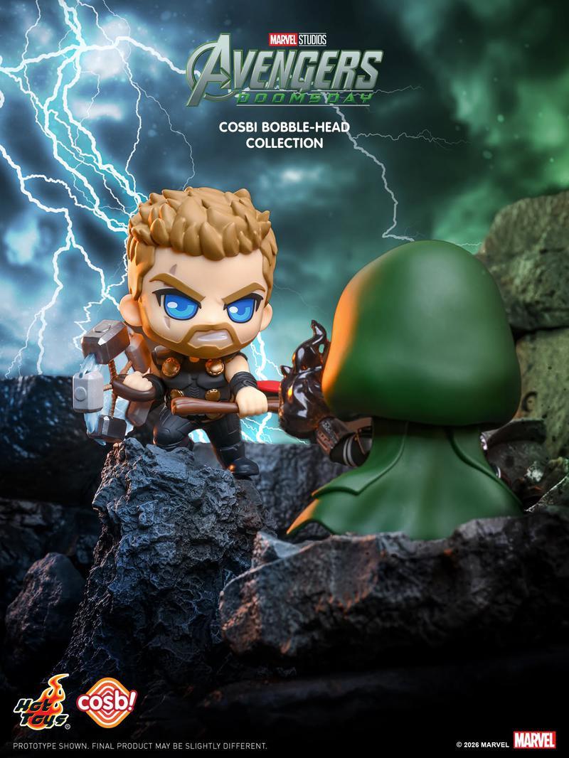 Thor vs. Doctor Doom cosbaby.