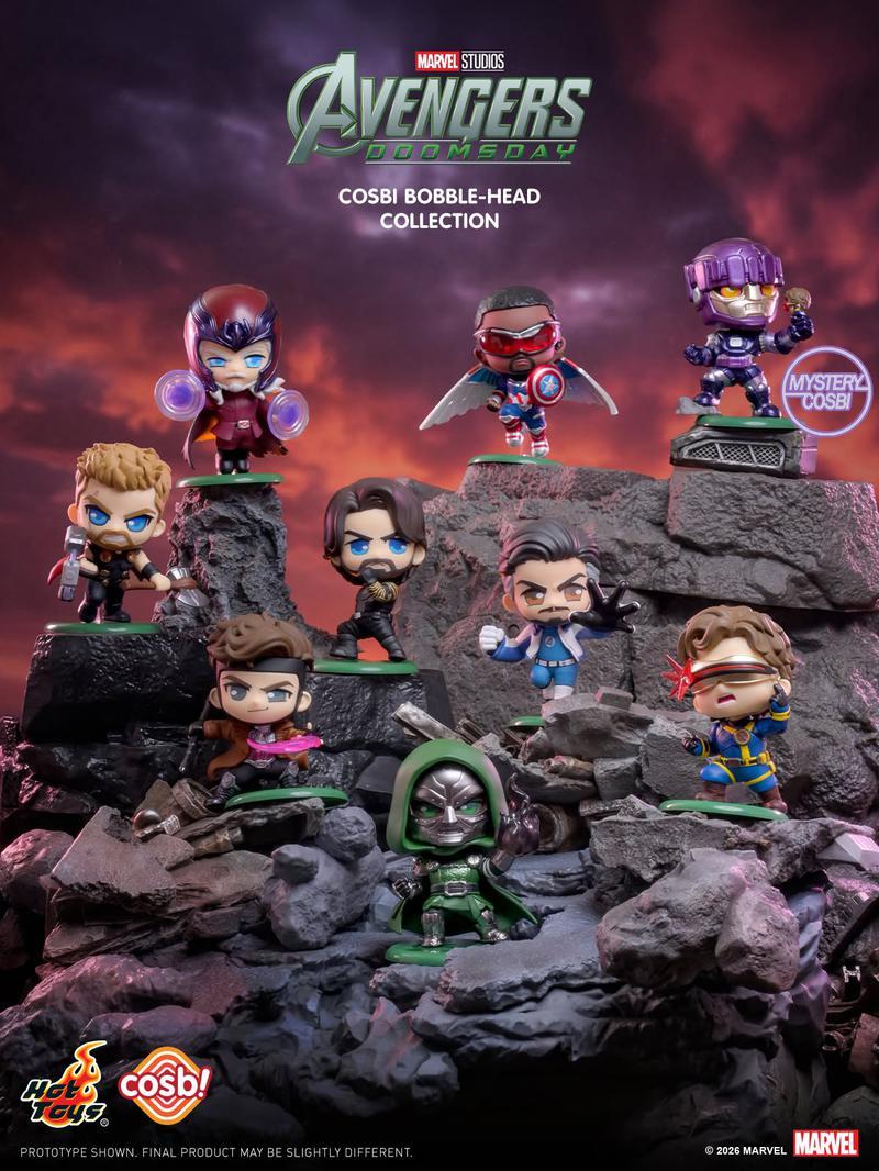 Avengers: Doomsday's Cosbi Bobble-head collection.