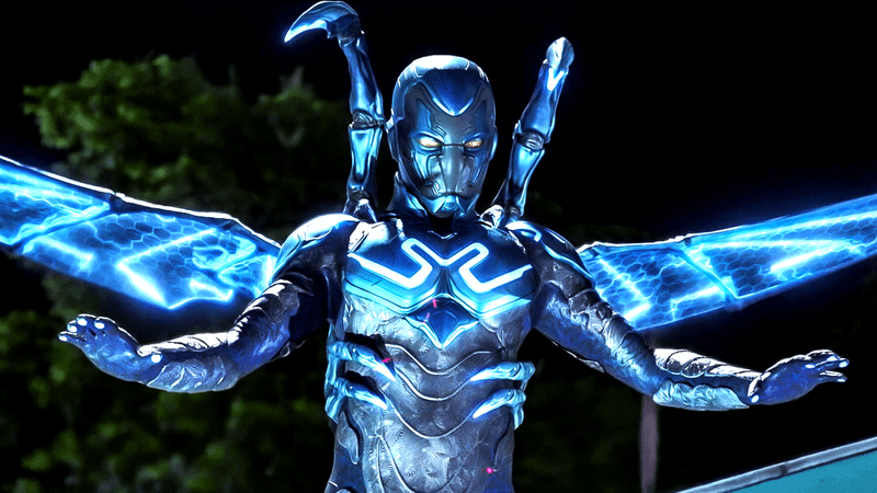 Blue Beetle from the 2023 live-action film.