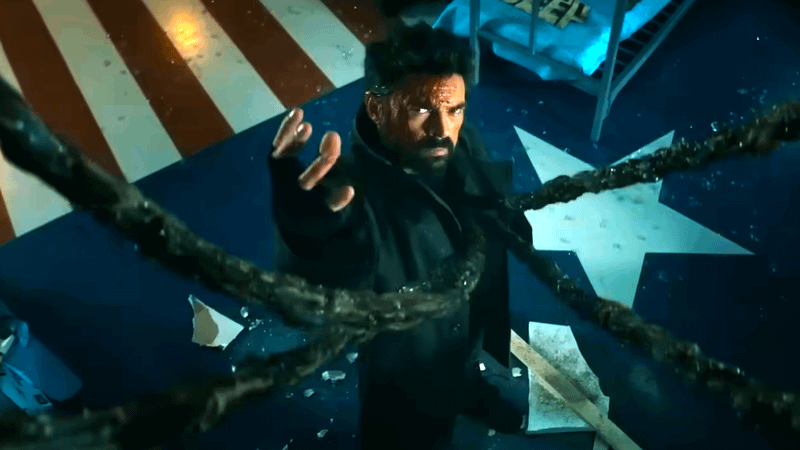 Butcher with powers in The Boys.