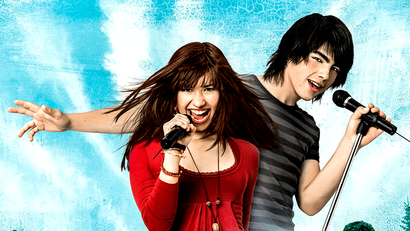 Demi Lovato and Joe Jonas from Camp Rock.