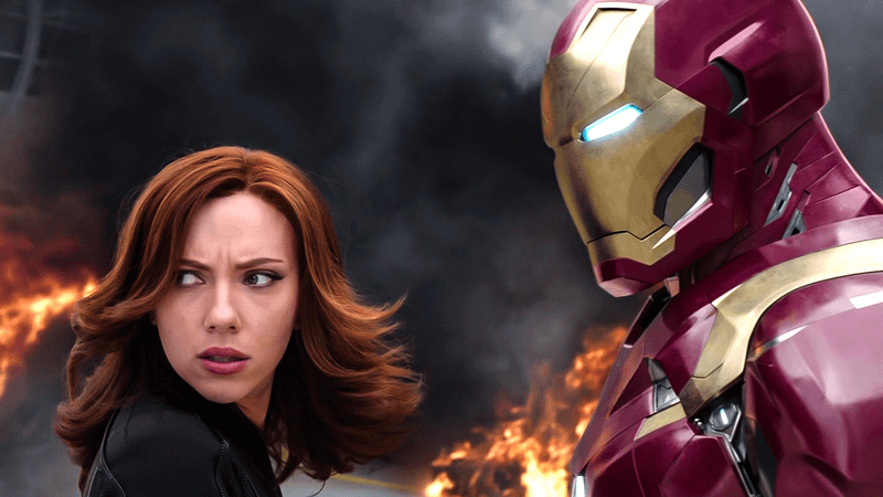 Scarlett Johansson, Iron Man, Captain America: Civil War