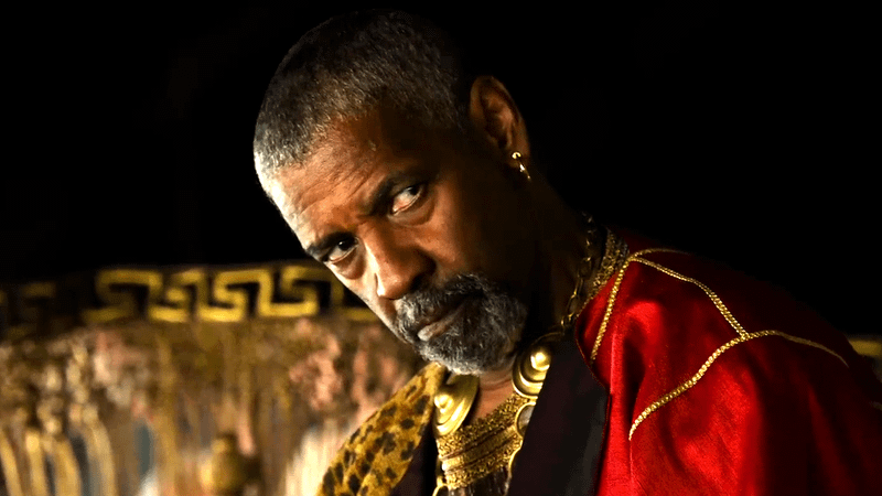 Denzel Washington in Gladiator 2