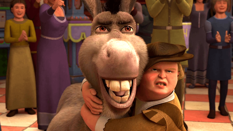 Donkey from Shrek.