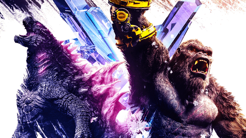 Godzilla and Kong teaming up.