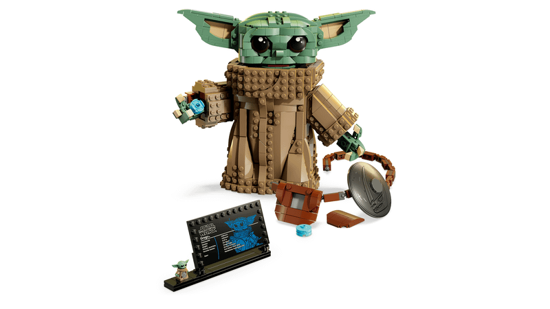 The new Grogu LEGO set and accessories..