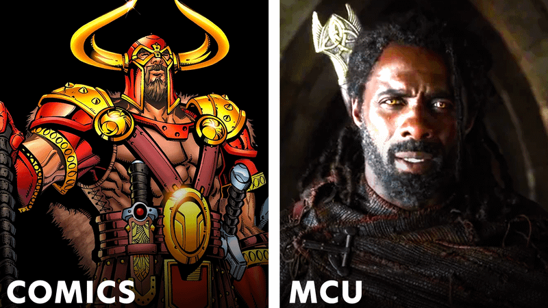 Heimdall in Marvel Comics vs the MCU.