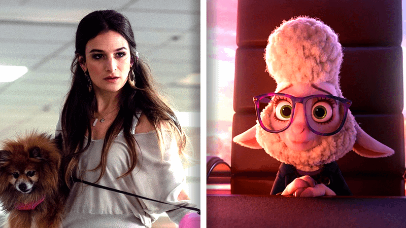 Bellwether and Jenny Slate in Zootopia 2