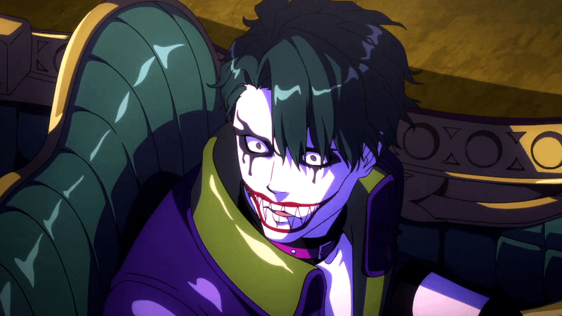 Joker in anime style.