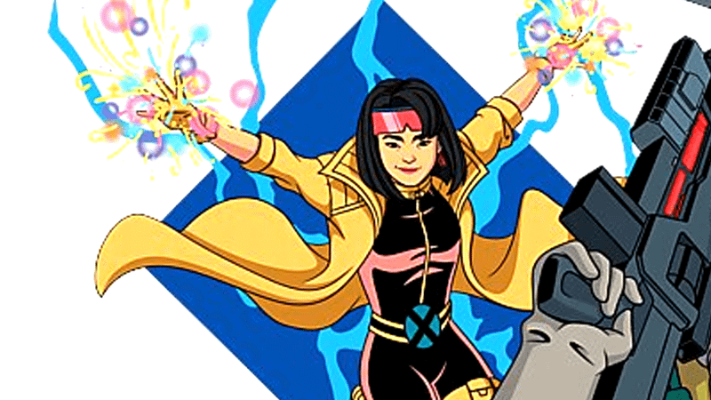 Jubilee shows off her mutant powers in X-Men 97 promo art.