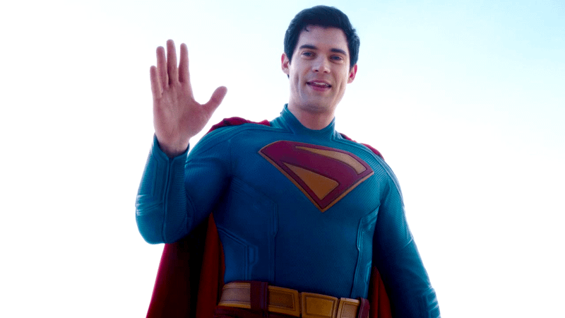 David Corenswet as Superman in Supergirl.
