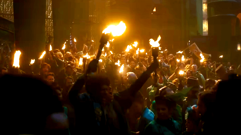 Citizens of Oz Mob in Wicked