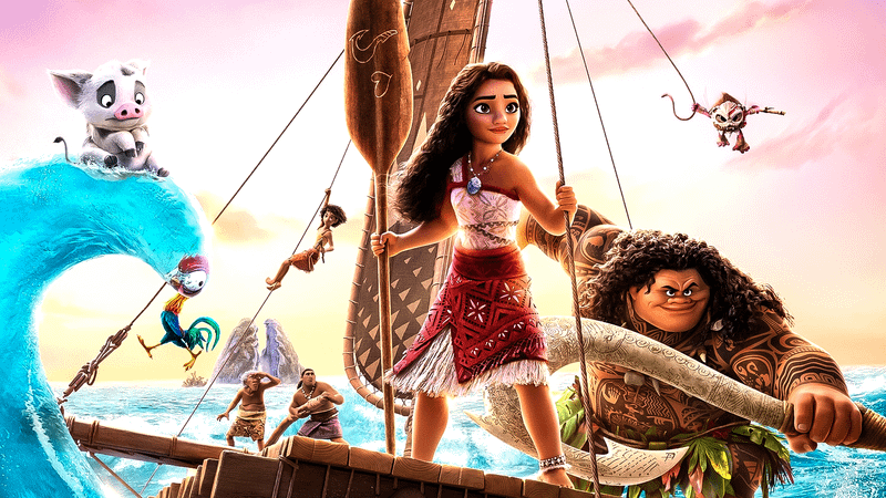 A poster from Moana 2.