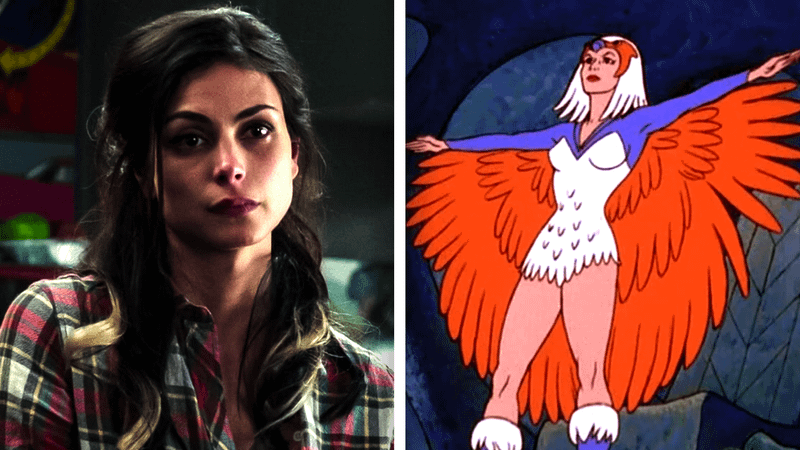 Morena Baccarin and Sorceress of Castle Grayskull