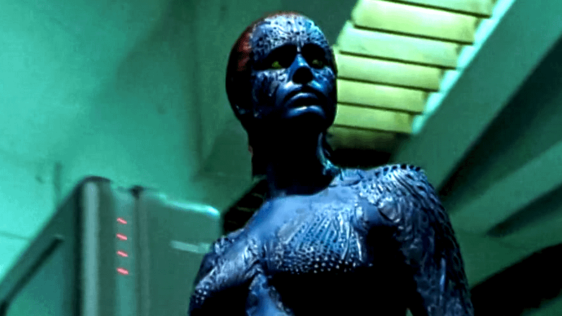 Rebecca Romjin as Mystique.