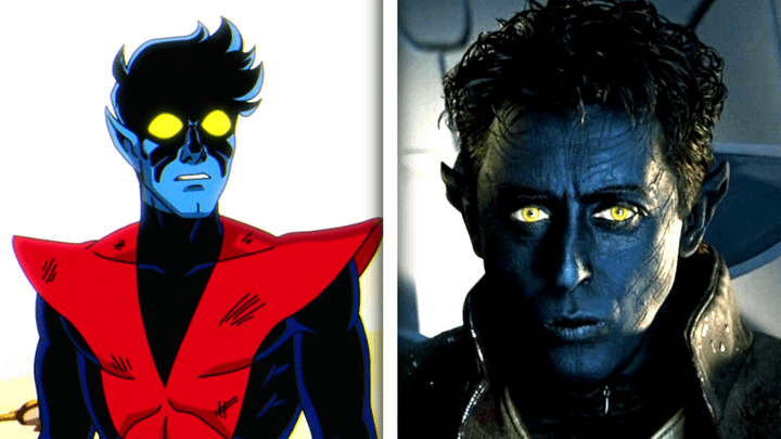 Nightcrawler in X-Men: The Animated Series and in X2