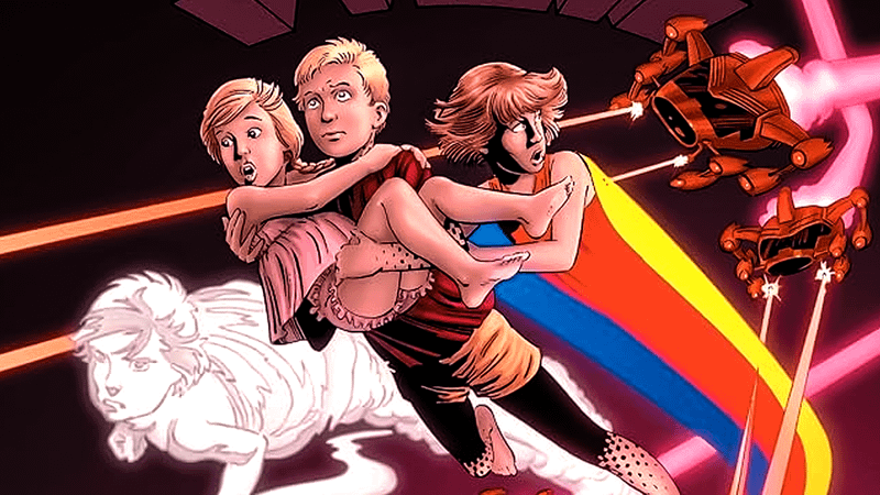 The power pack team in the comics.