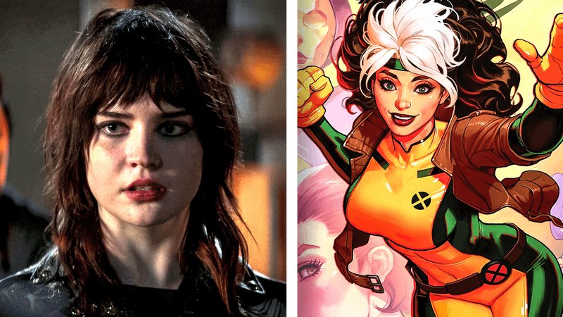 Rogue from Marvel Comics and Sophie Thatcher