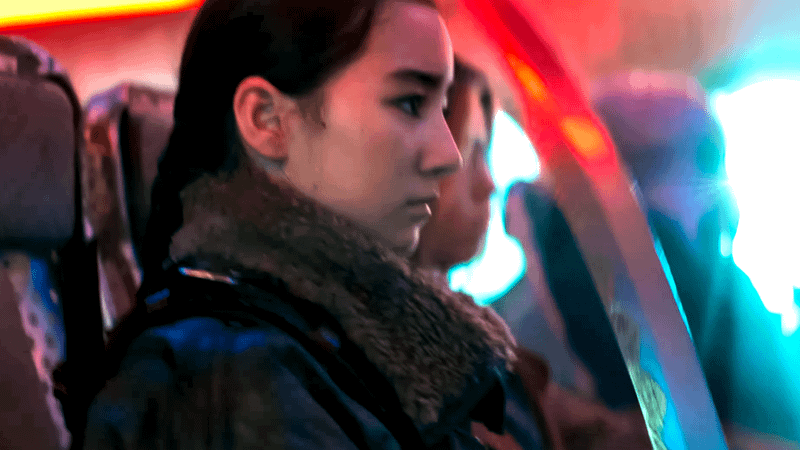 Ruthye with her blade.