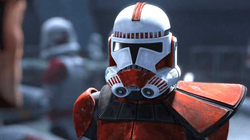A Shock Trooper in Star Wars: Clone Wars