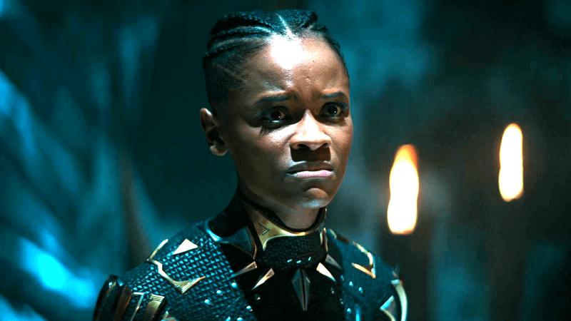Letitia Wright as Shuri in Black Panther: Wakanda Forever