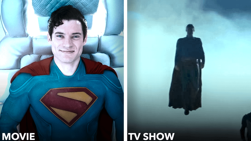 Superman in his titular series and Peacemaker.