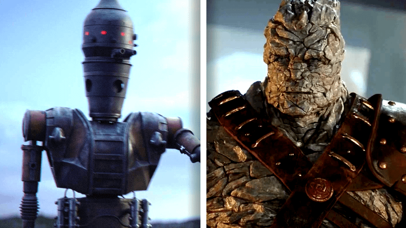 Taika Waititi's IG-11 and Korg