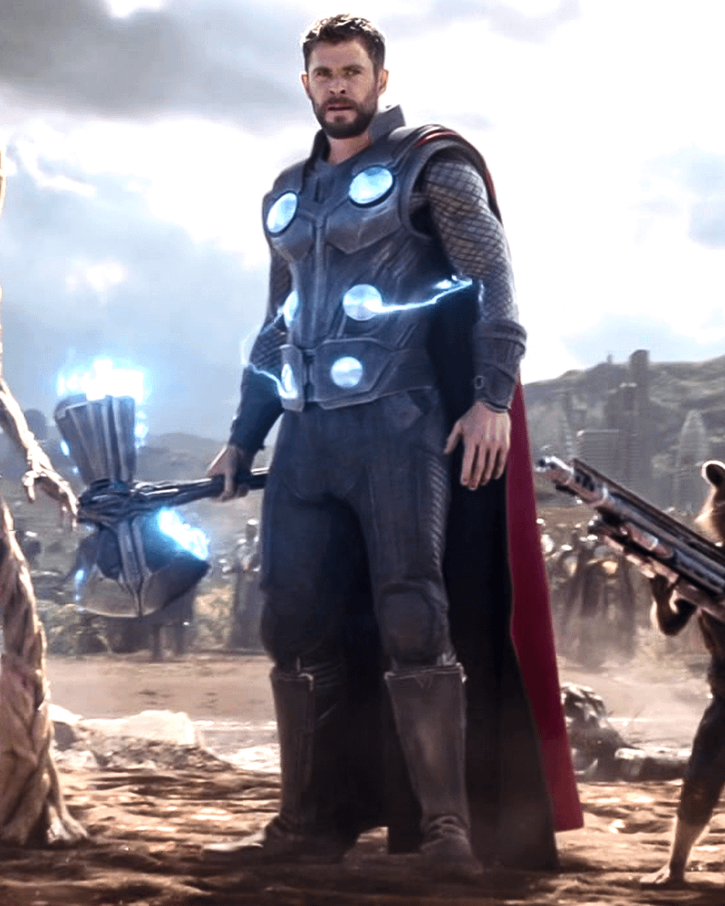 Thor looking great in Avengers: Infinity War.
