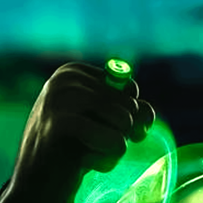 Green Lantern ring in Zack Snyder's Justice League.