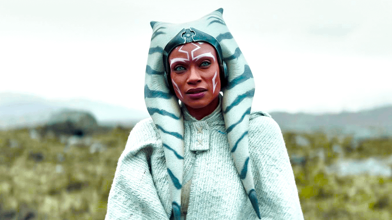 Rosario Dawson as Ahsoka in Ahsoka Season 1.