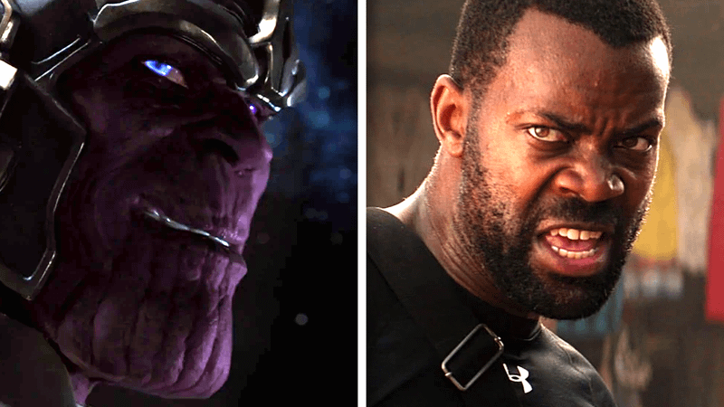 Thanos in The Avengers, Damion Poitier as Crossbones' mercenary in Captain America: Civil War