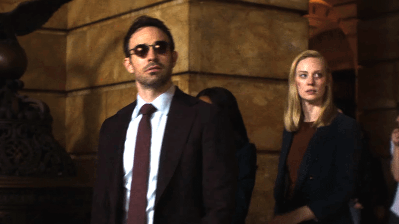 Matt Murdock and Karen Page in Daredevil: Born Again Season 2.