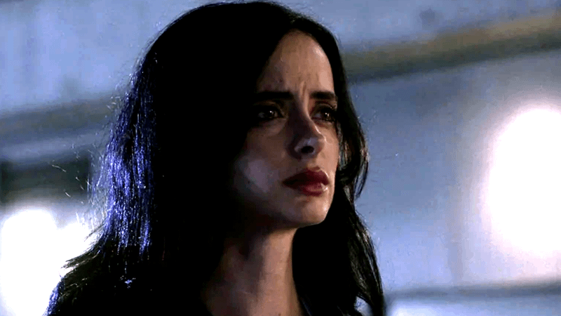 Krysten Ritter as Jessica Jones.