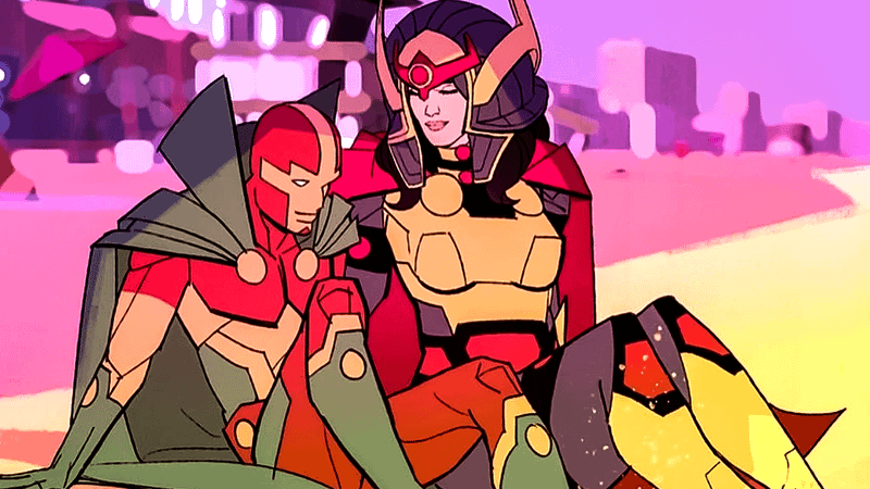 Mister Miracle and Big Barda.